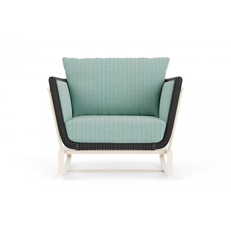 Lloyd Flanders™ Solstice Lounge Rocker - Charcoal, Ivory