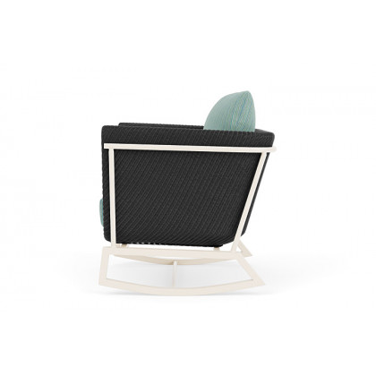 Lloyd Flanders™ Solstice Lounge Rocker - Charcoal, Ivory