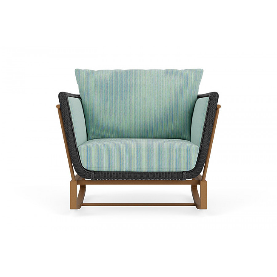 Lloyd Flanders™ Solstice Lounge Rocker - Charcoal, Hickory
