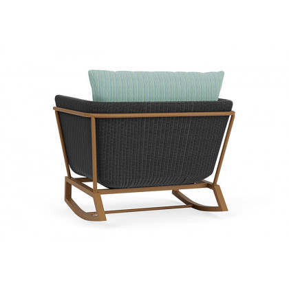 Lloyd Flanders™ Solstice Lounge Rocker - Charcoal, Hickory