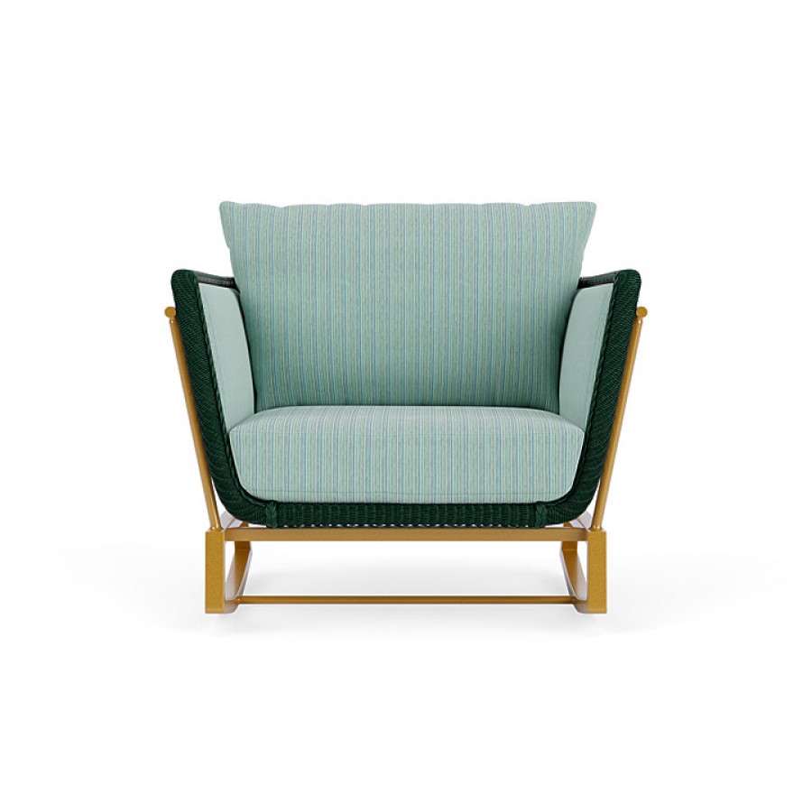 Lloyd Flanders™ Solstice Lounge Rocker - Woodland, Metallic Gold