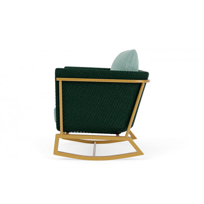 Lloyd Flanders™ Solstice Lounge Rocker - Woodland, Metallic Gold