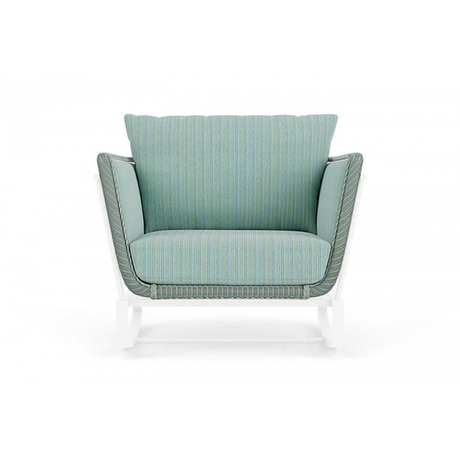 Lloyd Flanders™ Solstice Lounge Rocker - Sea Glass, White