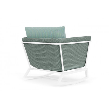 Lloyd Flanders™ Solstice Lounge Rocker - Sea Glass, White