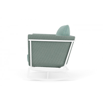 Lloyd Flanders™ Solstice Lounge Rocker - Sea Glass, White