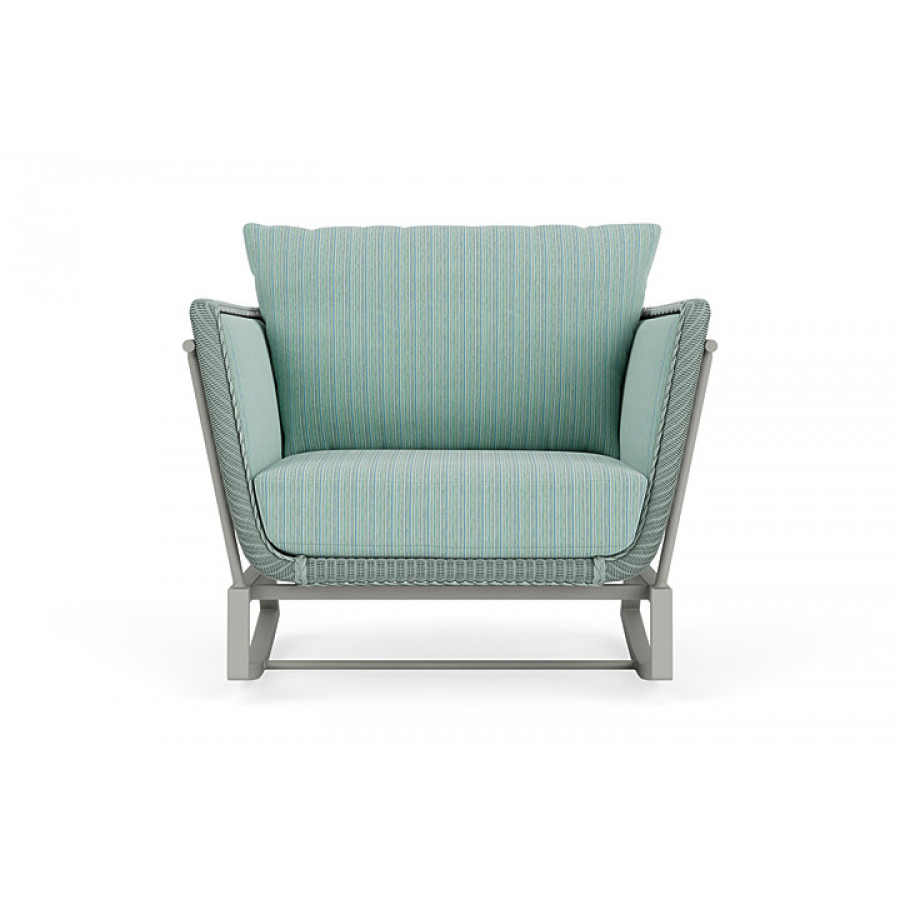 Lloyd Flanders™ Solstice Lounge Rocker - Sea Glass, Platinum