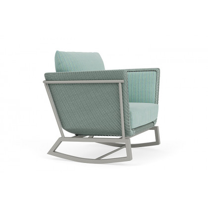 Lloyd Flanders™ Solstice Lounge Rocker - Sea Glass, Platinum