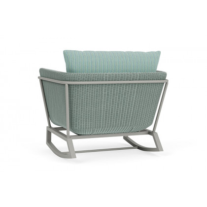 Lloyd Flanders™ Solstice Lounge Rocker - Sea Glass, Platinum