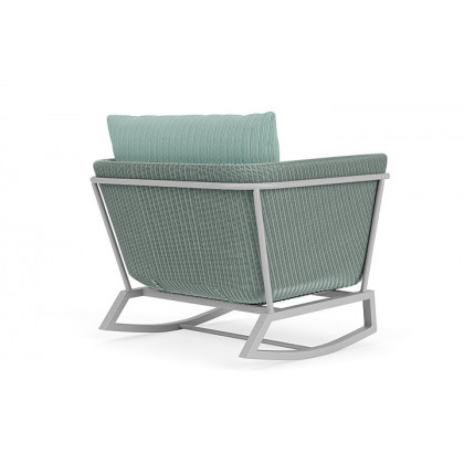 Lloyd Flanders™ Solstice Lounge Rocker - Sea Glass, Metallic Silver