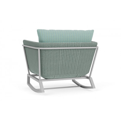Lloyd Flanders™ Solstice Lounge Rocker - Sea Glass, Metallic Silver