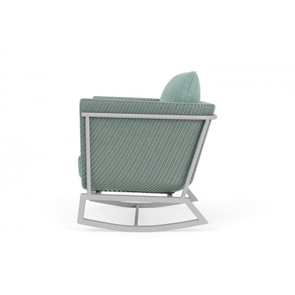 Lloyd Flanders™ Solstice Lounge Rocker - Sea Glass, Metallic Silver