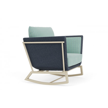 Lloyd Flanders™ Solstice Lounge Rocker - Denim Blue, Linen