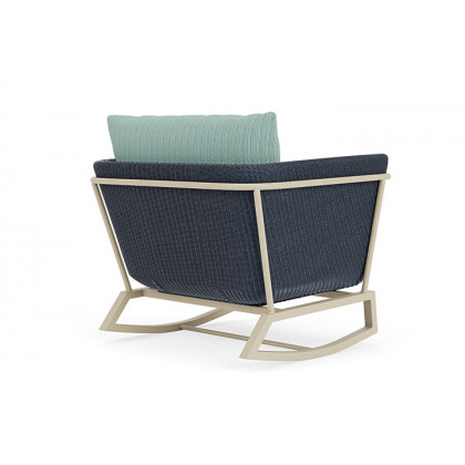 Lloyd Flanders™ Solstice Lounge Rocker - Denim Blue, Linen