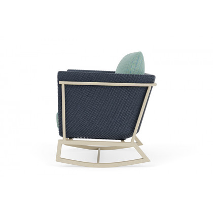 Lloyd Flanders™ Solstice Lounge Rocker - Denim Blue, Linen