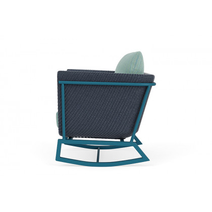Lloyd Flanders™ Solstice Lounge Rocker - Denim Blue, Peacock