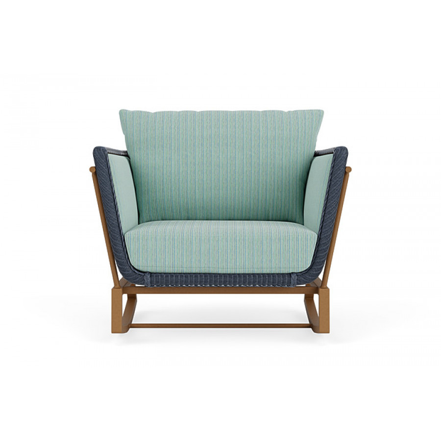 Lloyd Flanders™ Solstice Lounge Rocker - Denim Blue, Hickory