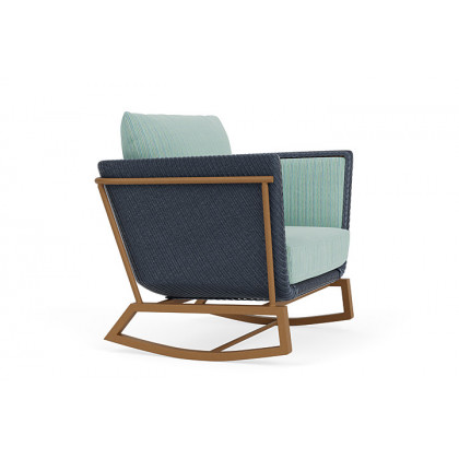 Lloyd Flanders™ Solstice Lounge Rocker - Denim Blue, Hickory
