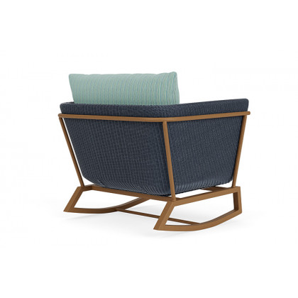 Lloyd Flanders™ Solstice Lounge Rocker - Denim Blue, Hickory