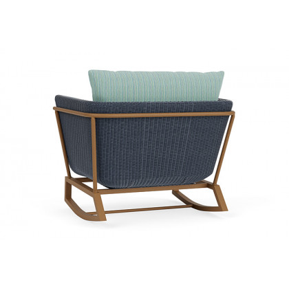 Lloyd Flanders™ Solstice Lounge Rocker - Denim Blue, Hickory