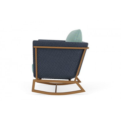 Lloyd Flanders™ Solstice Lounge Rocker - Denim Blue, Hickory