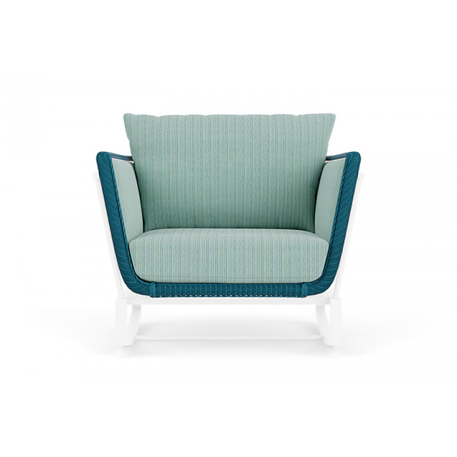 Lloyd Flanders™ Solstice Lounge Rocker - Peacock, White