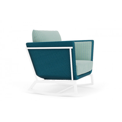 Lloyd Flanders™ Solstice Lounge Rocker - Peacock, White