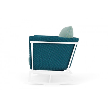 Lloyd Flanders™ Solstice Lounge Rocker - Peacock, White