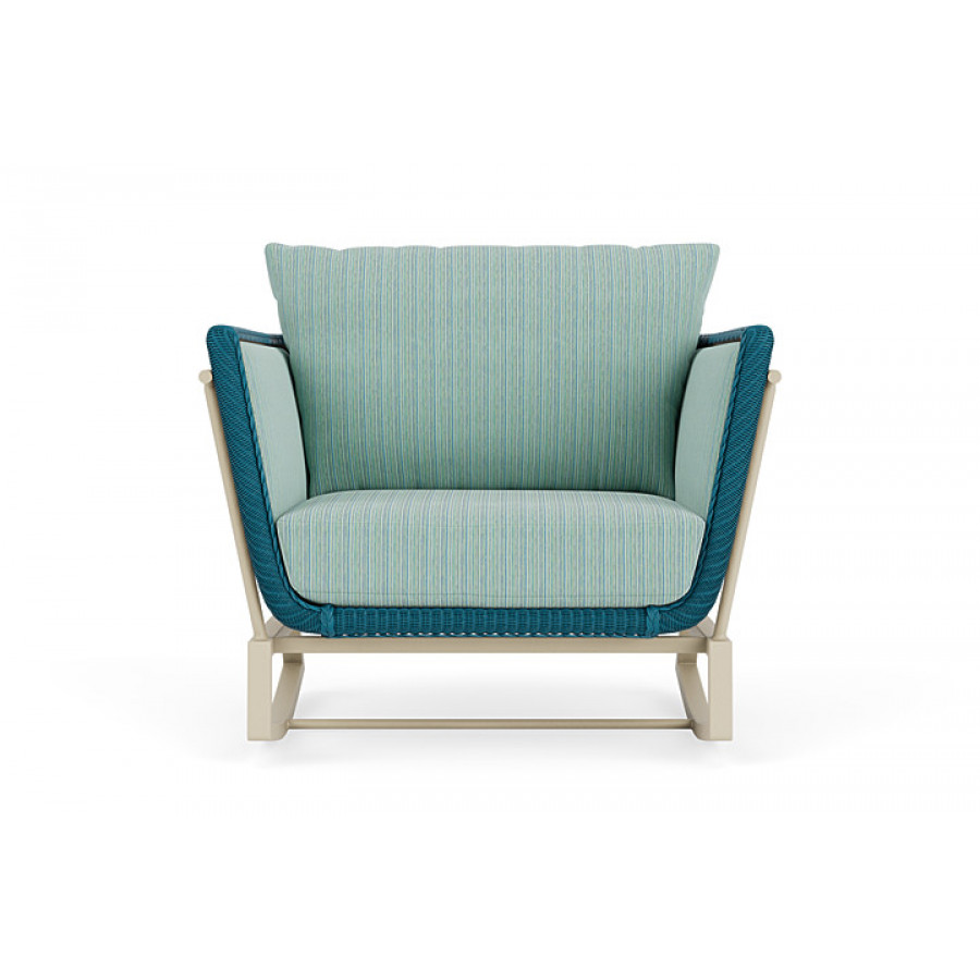 Lloyd Flanders™ Solstice Lounge Rocker - Peacock, Linen