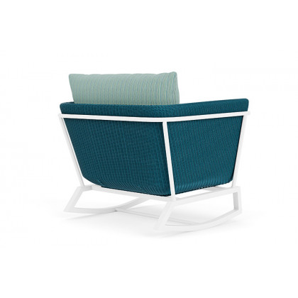 Lloyd Flanders™ Solstice Lounge Rocker - Peacock, Matte White