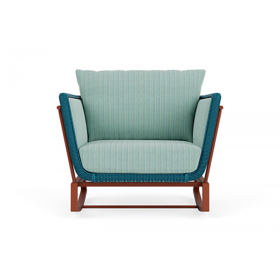 Lloyd Flanders™ Solstice Lounge Rocker - Peacock, Terracotta