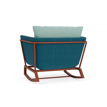 Lloyd Flanders™ Solstice Lounge Rocker - Peacock, Terracotta