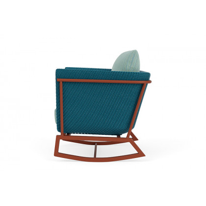 Lloyd Flanders™ Solstice Lounge Rocker - Peacock, Terracotta
