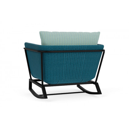 Lloyd Flanders™ Solstice Lounge Rocker - Peacock, Ebony