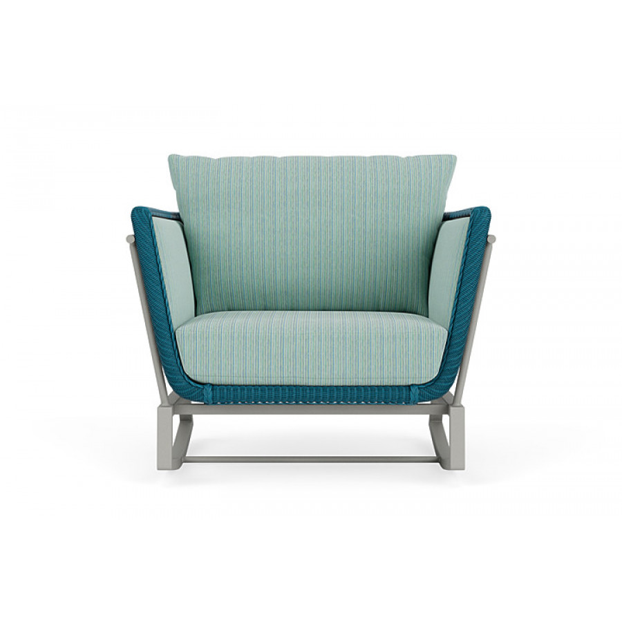 Lloyd Flanders™ Solstice Lounge Rocker - Peacock, Platinum