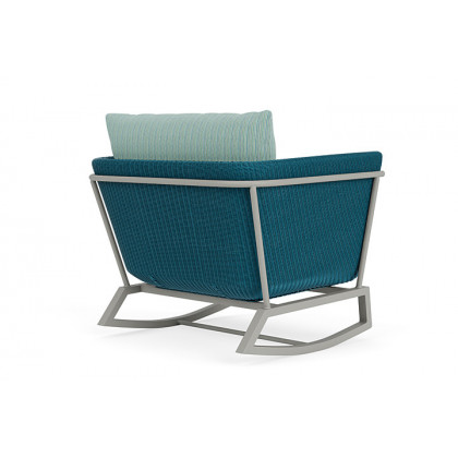 Lloyd Flanders™ Solstice Lounge Rocker - Peacock, Platinum