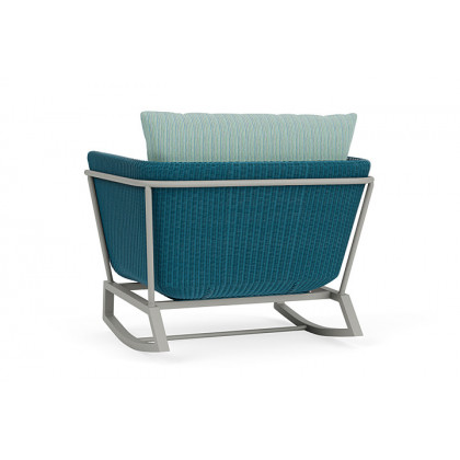 Lloyd Flanders™ Solstice Lounge Rocker - Peacock, Platinum