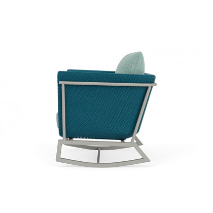 Lloyd Flanders™ Solstice Lounge Rocker - Peacock, Platinum