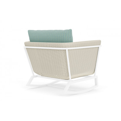 Lloyd Flanders™ Solstice Lounge Rocker - Ivory, White