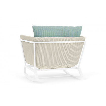 Lloyd Flanders™ Solstice Lounge Rocker - Ivory, White