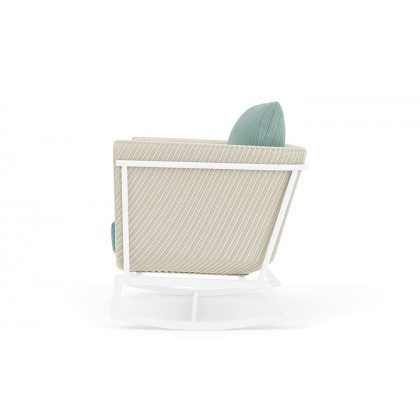Lloyd Flanders™ Solstice Lounge Rocker - Ivory, White