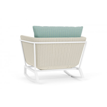 Lloyd Flanders™ Solstice Lounge Rocker - Ivory, Matte White