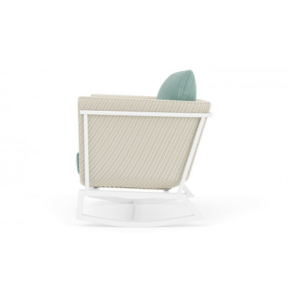 Lloyd Flanders™ Solstice Lounge Rocker - Ivory, Matte White