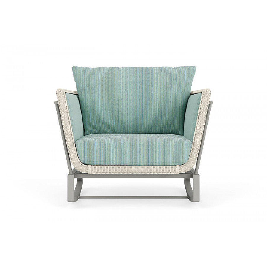 Lloyd Flanders™ Solstice Lounge Rocker - Ivory, Platinum