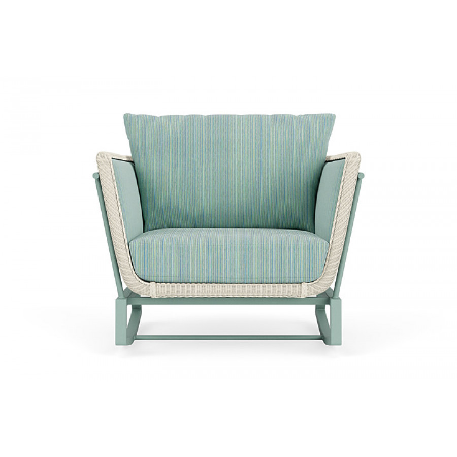 Lloyd Flanders™ Solstice Lounge Rocker - Ivory, Sea Glass