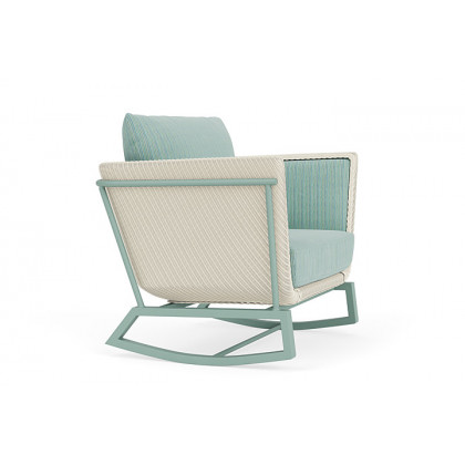 Lloyd Flanders™ Solstice Lounge Rocker - Ivory, Sea Glass