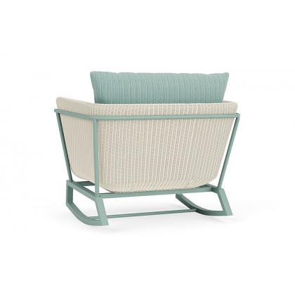 Lloyd Flanders™ Solstice Lounge Rocker - Ivory, Sea Glass
