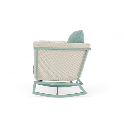 Lloyd Flanders™ Solstice Lounge Rocker - Ivory, Sea Glass