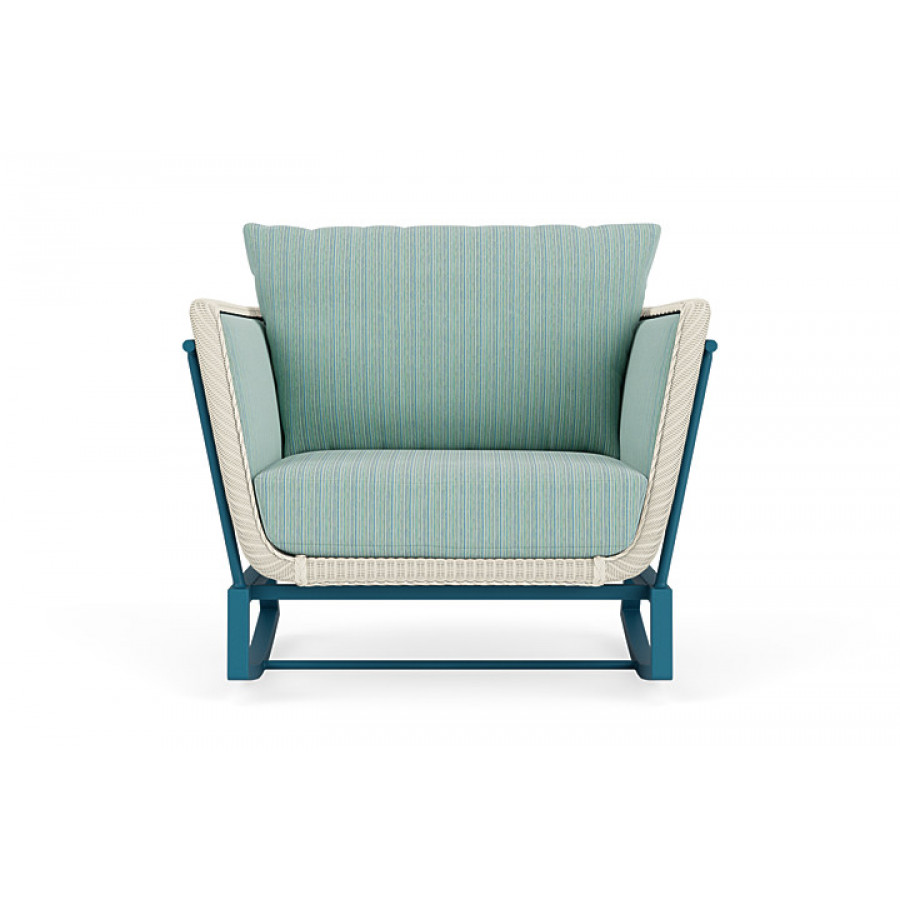 Lloyd Flanders™ Solstice Lounge Rocker - Ivory, Peacock