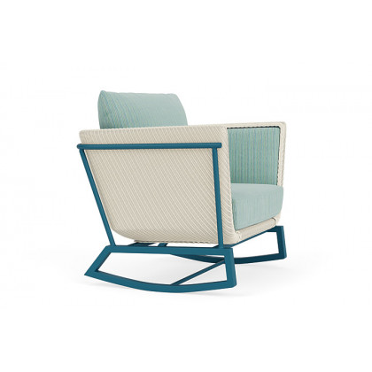 Lloyd Flanders™ Solstice Lounge Rocker - Ivory, Peacock