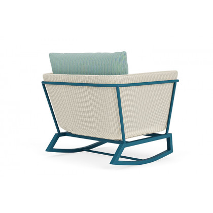 Lloyd Flanders™ Solstice Lounge Rocker - Ivory, Peacock